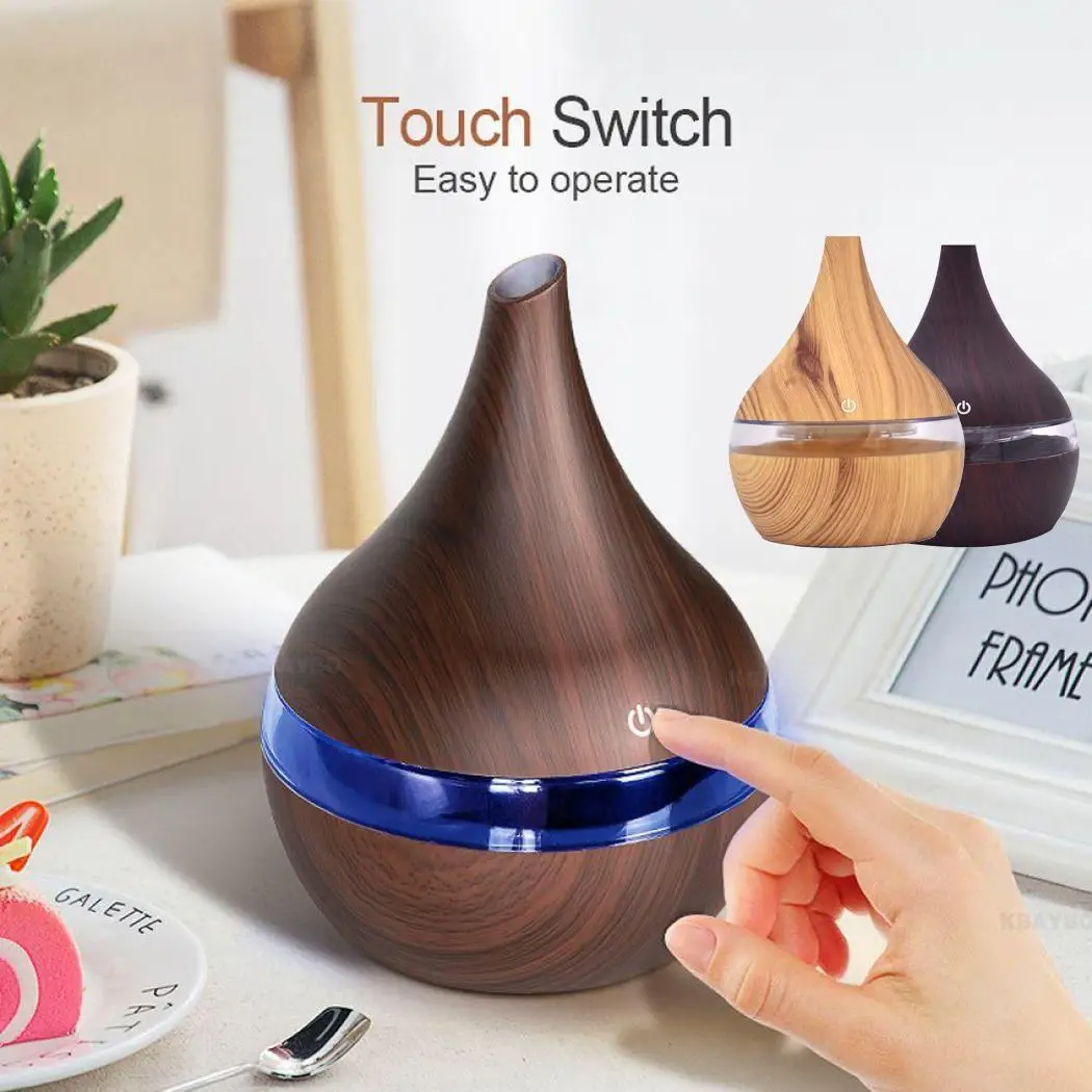 300ml USB Mini Air Humidifier LED Night Light Home Mini Aromatherapy Atomizer Air Purifier Wood Grain Aromatic Diffuser
300ml USB Mini Air Humidifier LED Night Light Home Mini Aromatherapy Atomizer Air Purifier Wood Grain Aromatic Diffuser