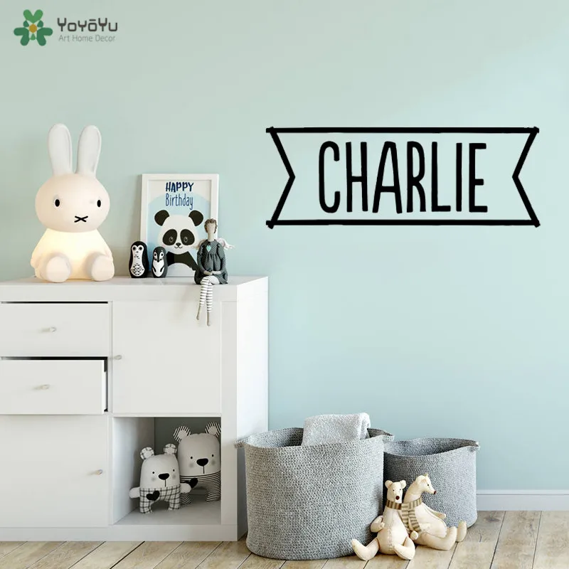 YOYOYU Wall Decal Personalised Name Wall Sticker Kids Bedroom Vinyl Wall Decal Diversified Color Choice Furniture Stickers QQ214
YOYOYU Wall Decal Personalised Name Wall Sticker Kids Bedroom Vinyl Wall Decal Diversified Color Choice Furniture Stickers QQ214