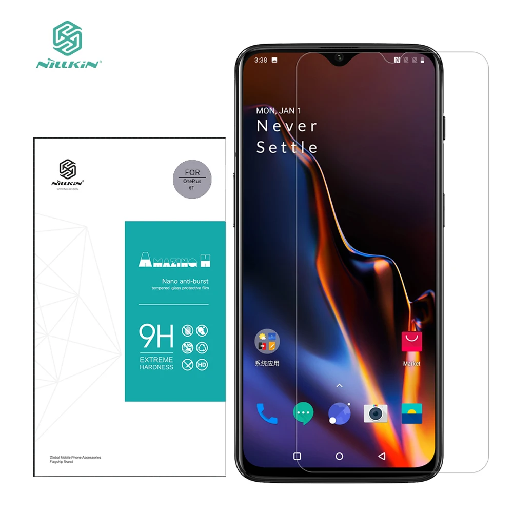 OnePlus 7 Tempered Glass OnePlus 6T Nillkin Amazing H Screen Protector Glass For OnePlus 7
OnePlus 7 Tempered Glass OnePlus 6T Nillkin Amazing H Screen Protector Glass For OnePlus 7