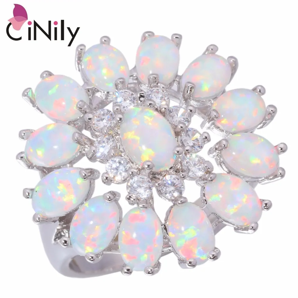 CiNily Created White Fire Opal Cubic Zirconia Silver Plated Ring Wholesale Hot for Women Jewelry Ring Size 7 8 9 10 11 OJ8168
CiNily Created White Fire Opal Cubic Zirconia Silver Plated Ring Wholesale Hot for Women Jewelry Ring Size 7 8 9 10 11 OJ8168