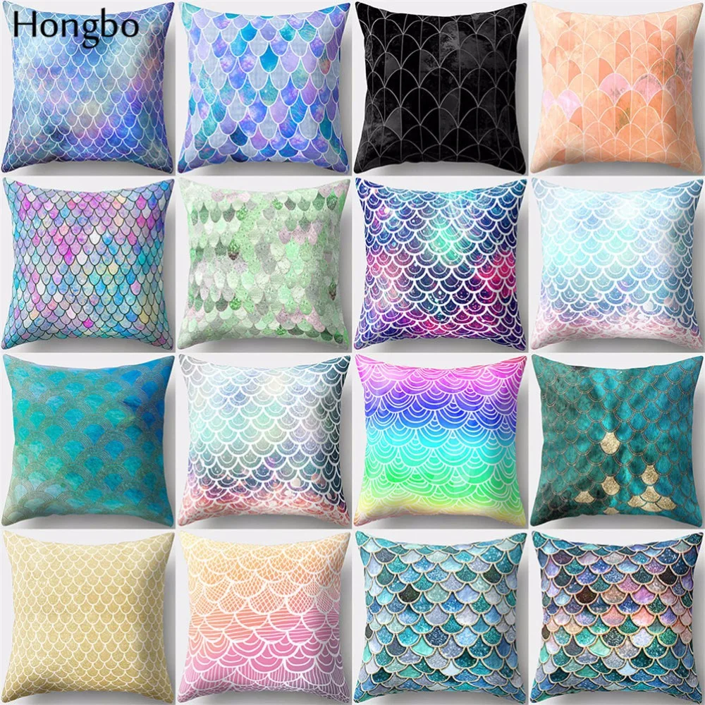 Hongbo 1 Pcs Decorative Pillows Fish Scale Pillow Case Pillowcase For Sofa Seat Cushion Cover Home Decor
Hongbo 1 Pcs Decorative Pillows Fish Scale Pillow Case Pillowcase For Sofa Seat Cushion Cover Home Decor