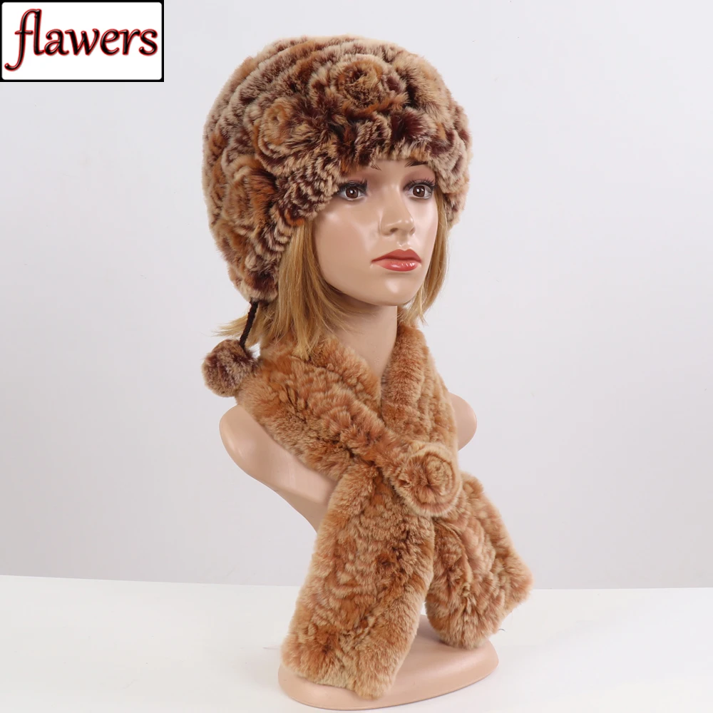 2019 Winter Knitted 100% Natural Fur Hats Scarves Sets Women Warm Real Rex Rabbit Fur Hat Scarf Genuine Fur 2 Pieces Cap Scarf
2019 Winter Knitted 100% Natural Fur Hats Scarves Sets Women Warm Real Rex Rabbit Fur Hat Scarf Genuine Fur 2 Pieces Cap Scarf