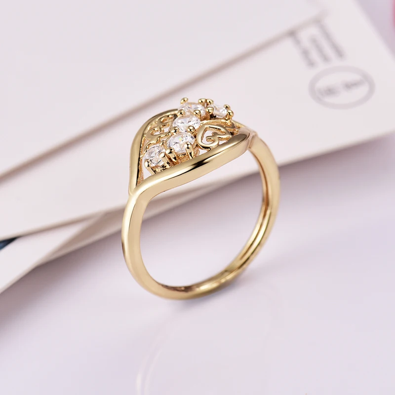 BUDONG Gold-Color Mid Rings Cubic Zirconia Promise Wedding Infinity Party Jewelry Ring Women Christmas Gift Free shipping A059
BUDONG Gold-Color Mid Rings Cubic Zirconia Promise Wedding Infinity Party Jewelry Ring Women Christmas Gift Free shipping A059