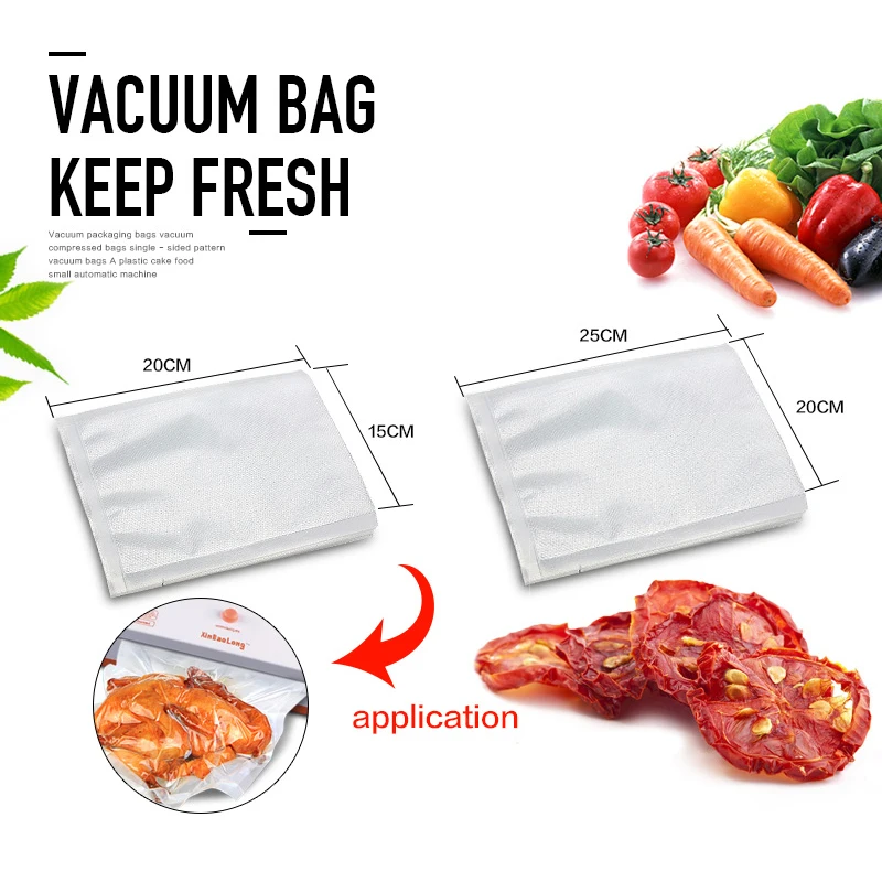 Household Food Vacuum Sealer Bags Packaging Machine Vacuum Packer Storage One Side Embossed 17x25cm 28x35cm Vacuum Bags For Food
Household Food Vacuum Sealer Bags Packaging Machine Vacuum Packer Storage One Side Embossed 17x25cm 28x35cm Vacuum Bags For Food