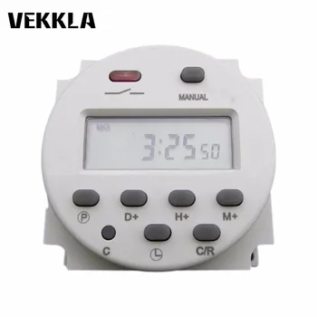 2018 New AC220V-240V 16A LCD Digital Programmable Control Power Timer Time Switch