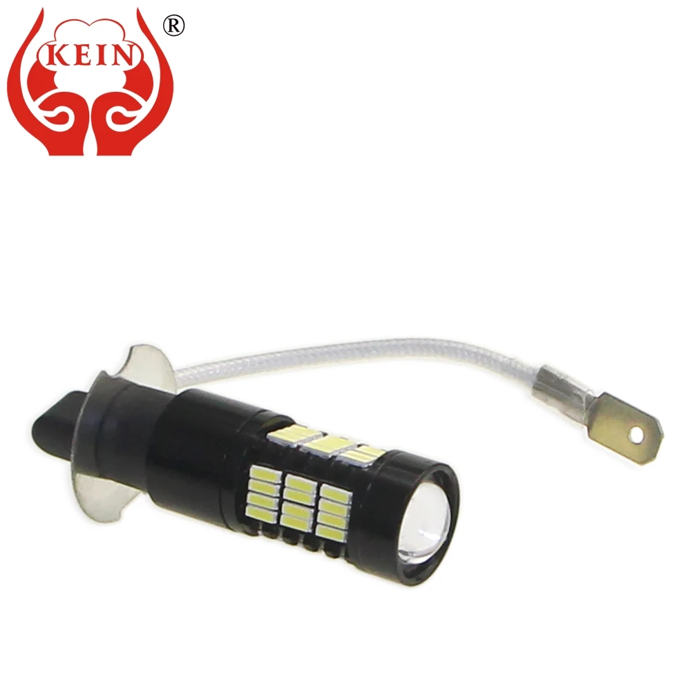 KEIN 2pcs 12V H3 led fog Bulb 4014 54smd 12V Nonpolarity Auto LED DRL External Daytime Running H3 Light Lamp Vehicle Car Styling
KEIN 2pcs 12V H3 led fog Bulb 4014 54smd 12V Nonpolarity Auto LED DRL External Daytime Running H3 Light Lamp Vehicle Car Styling