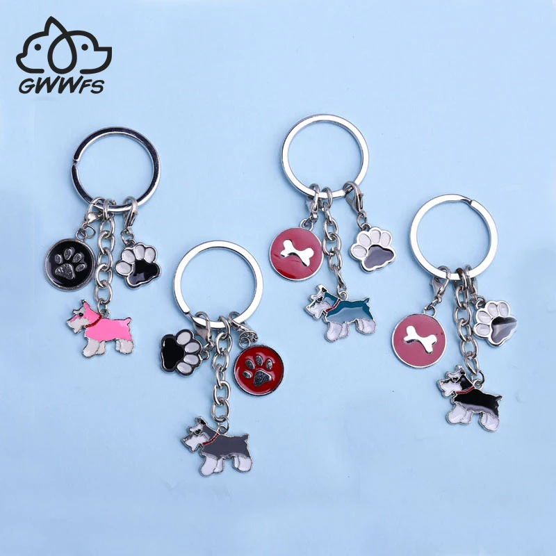 2019 DIY Women Fashion Schnauzer Dog Tag Key Car Key Chain for Pet Lovers Dog Animal Charms Keyring Men Female Metal Pendants
2019 DIY Women Fashion Schnauzer Dog Tag Key Car Key Chain for Pet Lovers Dog Animal Charms Keyring Men Female Metal Pendants
