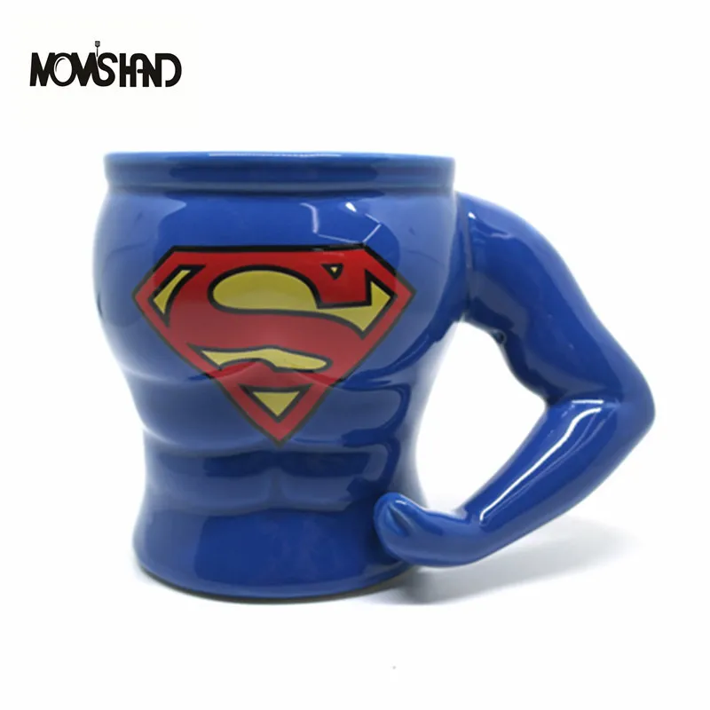 MOM'S HAND 300ML Superman Originality Ceramic Mug Muscular Man's Perfect Figure High-quality Coffee Milk Cup
MOM'S HAND 300ML Superman Originality Ceramic Mug Muscular Man's Perfect Figure High-quality Coffee Milk Cup