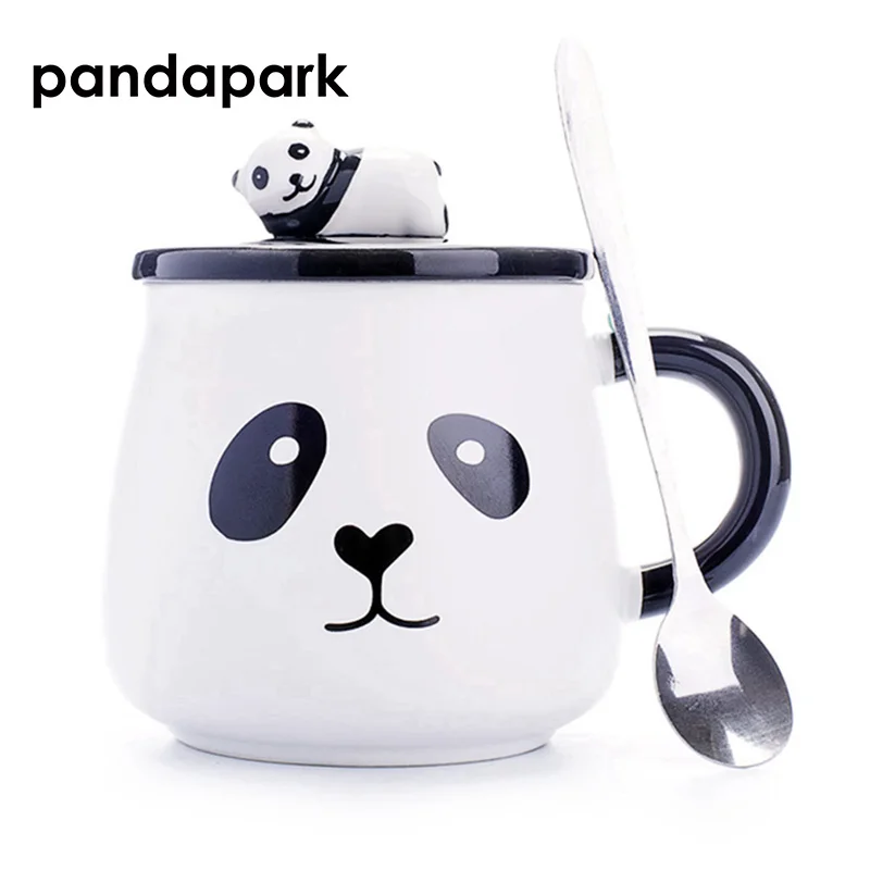 Pandapark Cute Panda Ceramic Personality Milk Mug With Spoon Office Coffee Tumbler Creative Breakfast Cartoon Mugs OP-002
Pandapark Cute Panda Ceramic Personality Milk Mug With Spoon Office Coffee Tumbler Creative Breakfast Cartoon Mugs OP-002