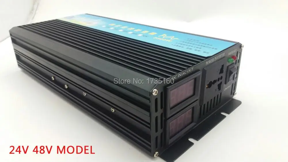 Full Power Aluminum Shell Off Grid Pure Sine Wave 1500W 24VDC Power Inverter Peak 3000W
Full Power Aluminum Shell Off Grid Pure Sine Wave 1500W 24VDC Power Inverter Peak 3000W