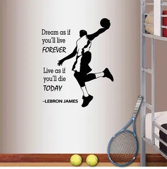 Champion Lebron James Quots Saying Wall Vinyl Decal Home Decor Wall Sticker Quote Phrase Basketball Removable Mural
Champion Lebron James Quots Saying Wall Vinyl Decal Home Decor Wall Sticker Quote Phrase Basketball Removable Mural