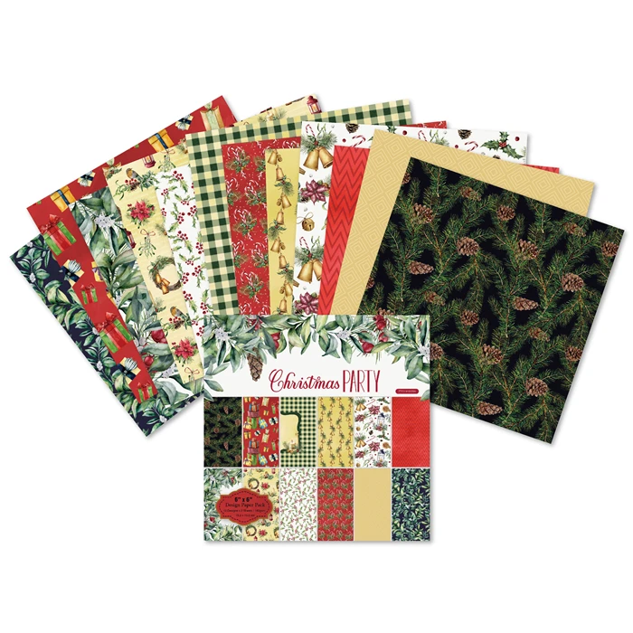 6 inch Christmas Party scrapbook paper Pack DIY Card Making Handmade Home deco gift Background arts and crafts
6 inch Christmas Party scrapbook paper Pack DIY Card Making Handmade Home deco gift Background arts and crafts