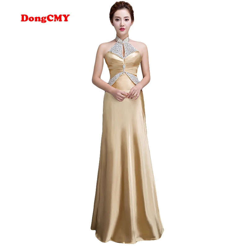 DongCMY 2019 new fashion long design robe de soiree courte Gold Color halter-neck formal Beading party evening dress
DongCMY 2019 new fashion long design robe de soiree courte Gold Color halter-neck formal Beading party evening dress