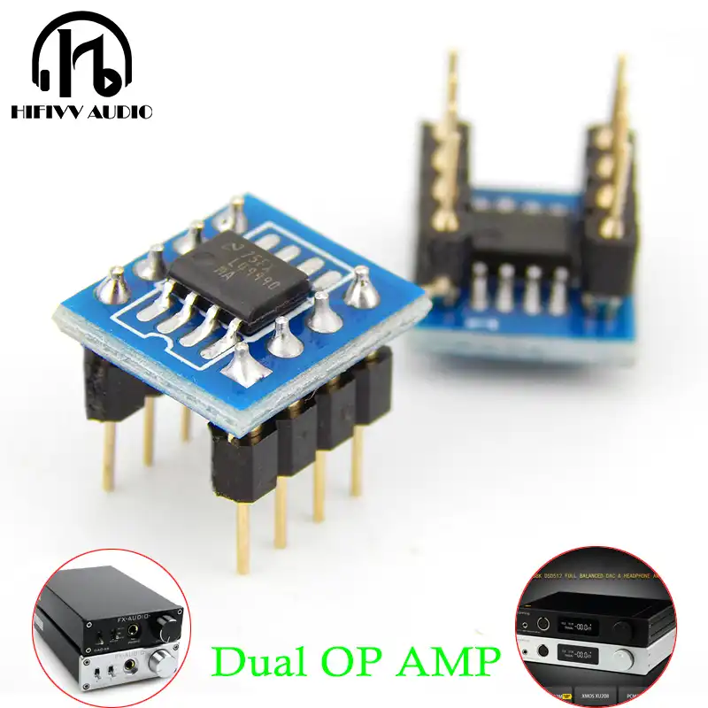 2pcs new muses02 dip8 diy hifi operational amplifier