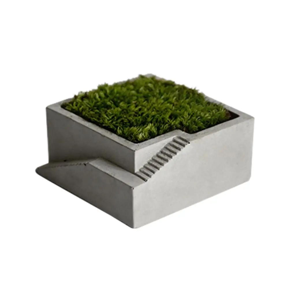 Silicone Mold Concrete Square With Stairs Flower Desktop Moss Bonsai Cement Multi-flower Pots Home Furnishings Mould Handmade
Silicone Mold Concrete Square With Stairs Flower Desktop Moss Bonsai Cement Multi-flower Pots Home Furnishings Mould Handmade