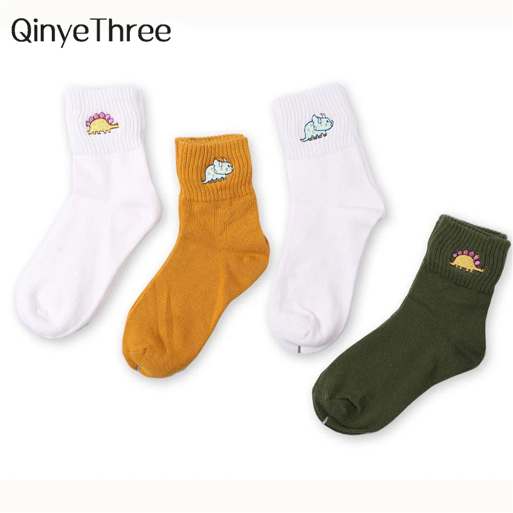 Fashion Cute Creative Dinosaur Embroidery Cotton Women Socks High Quality Cartoon Funny Monster Socks Spring Summer Lovely Socks
Fashion Cute Creative Dinosaur Embroidery Cotton Women Socks High Quality Cartoon Funny Monster Socks Spring Summer Lovely Socks