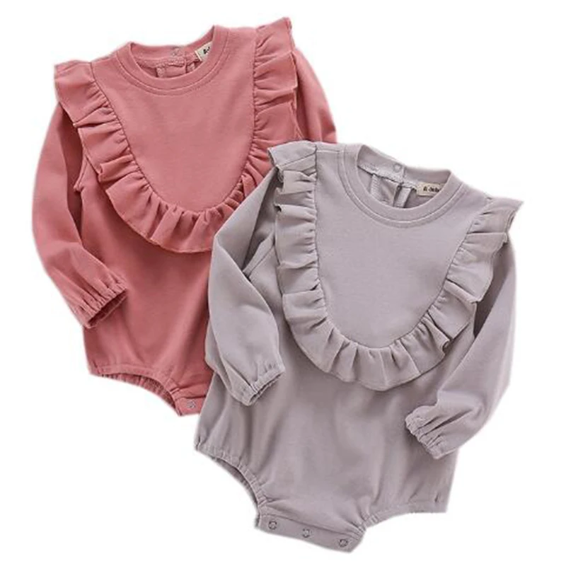 Baby Rompers Princess Baby Girl Long Sleeve Rompers Newborn Baby Ruffle One-piece Kids Cute Clothes Korean Style Infant Romper
Baby Rompers Princess Baby Girl Long Sleeve Rompers Newborn Baby Ruffle One-piece Kids Cute Clothes Korean Style Infant Romper
