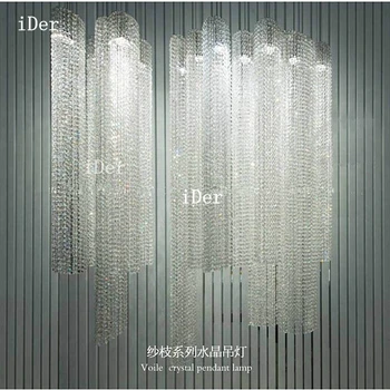 Crystal chandelier Italian post-modern tassel restaurant living room entrance hallway bedroom lamp model Jane European light
Crystal chandelier Italian post-modern tassel restaurant living room entrance hallway bedroom lamp model Jane European light