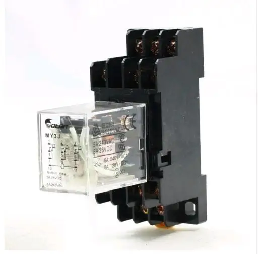 MY3J AC 220 В 35 мм din-рейка катушка реле питания 11-контактный 3PDT 5A AC240V DC28V w розетка
MY3J AC 220 В 35 мм din-рейка катушка реле питания 11-контактный 3PDT 5A AC240V DC28V w розетка