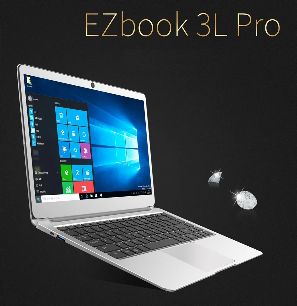 Jumper EZbook 3L Pro Business Laptop Windows 10 Intel Apollo Lake N3450 6GB RAM 64GB eMMC Display Dual Band Wifi USB 3 notebook (1)
