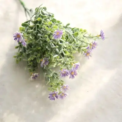 35cm artificial flocked Chrysanthemum bundle 
35cm artificial flocked Chrysanthemum bundle