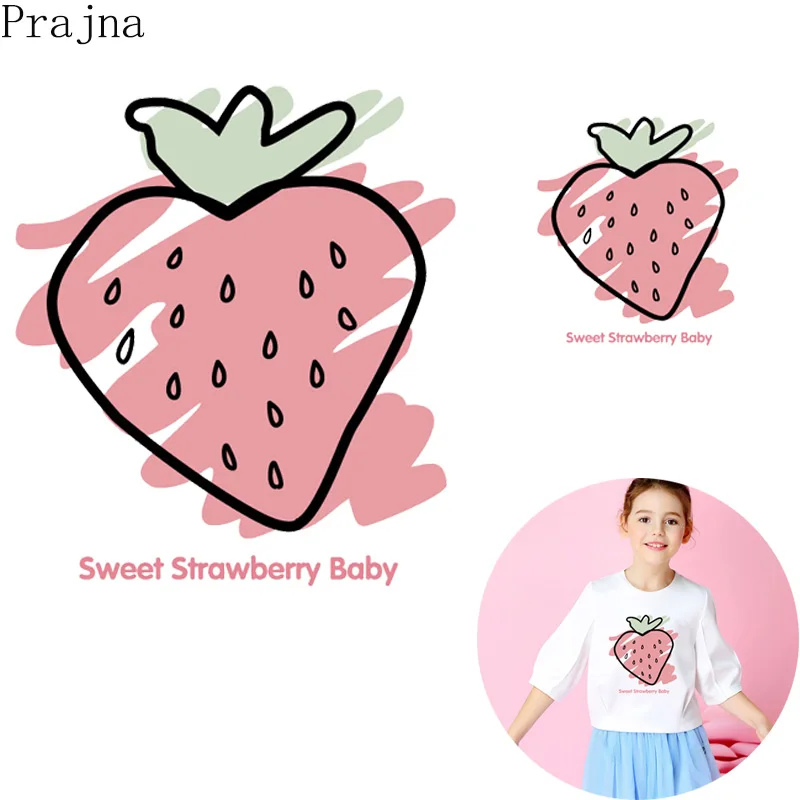 Prajna Heat Transfer Patch Vinyl Cute Fruit Strawberry Cartoon Thermal Iron On Transfers For Clothes kids Applique Badge Sticker
Prajna Heat Transfer Patch Vinyl Cute Fruit Strawberry Cartoon Thermal Iron On Transfers For Clothes kids Applique Badge Sticker