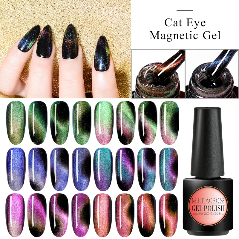 MEET ACROSS 7D Magnetic Cat Eye Nail Gel Polish Chameleon Magnetic Nail Art Varnish Long Lasting Shining Laser 7ml Cat Eye Gel
MEET ACROSS 7D Magnetic Cat Eye Nail Gel Polish Chameleon Magnetic Nail Art Varnish Long Lasting Shining Laser 7ml Cat Eye Gel