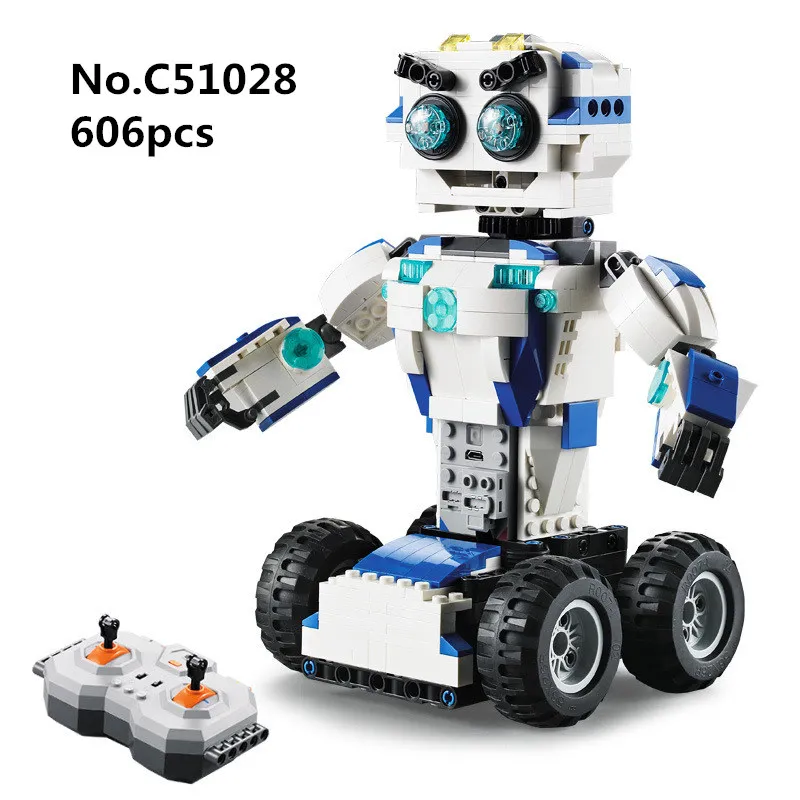 606pcs 2in1 Remote Control RC Building Blocks Technic Transformation Deformation Robot USB Electric Toys For Children Kids Gifts
606pcs 2in1 Remote Control RC Building Blocks Technic Transformation Deformation Robot USB Electric Toys For Children Kids Gifts