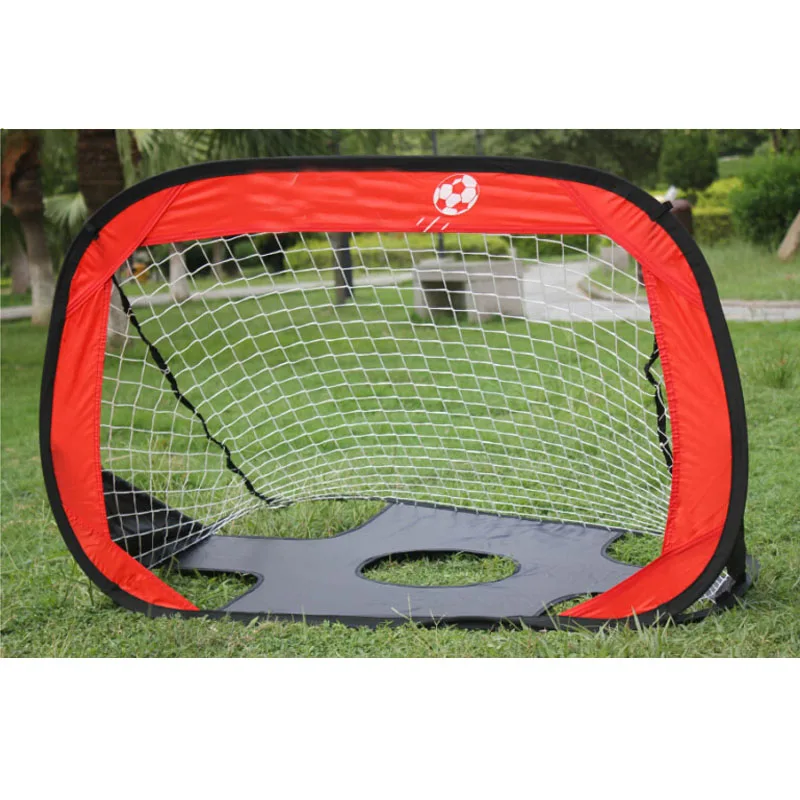 Image MAICCA New Soccer net goal gate folding Small Children wire frame door portable training equipment Wholesale