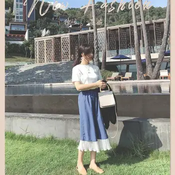 2020 Spring New Arrival High-waist Chiffon Skirt Women Patchwork Vintage Skirt Faldas Largas Elegantes Black Skirt Free Shipping
2020 Spring New Arrival High-waist Chiffon Skirt Women Patchwork Vintage Skirt Faldas Largas Elegantes Black Skirt Free Shipping