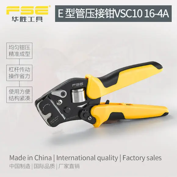 1Pc VSC10 16-4 0.08-16mm 26-5AWG Exquisite Package Adjustable Precise Crimp Pliers Tube Bootlace Terminal Crimping Hand Tool
1Pc VSC10 16-4 0.08-16mm 26-5AWG Exquisite Package Adjustable Precise Crimp Pliers Tube Bootlace Terminal Crimping Hand Tool