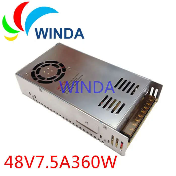 CNC Router 360W switching power supply output 48V7.5A built-in cooling DC fan security full range DC transformer 110V 220V
CNC Router 360W switching power supply output 48V7.5A built-in cooling DC fan security full range DC transformer 110V 220V