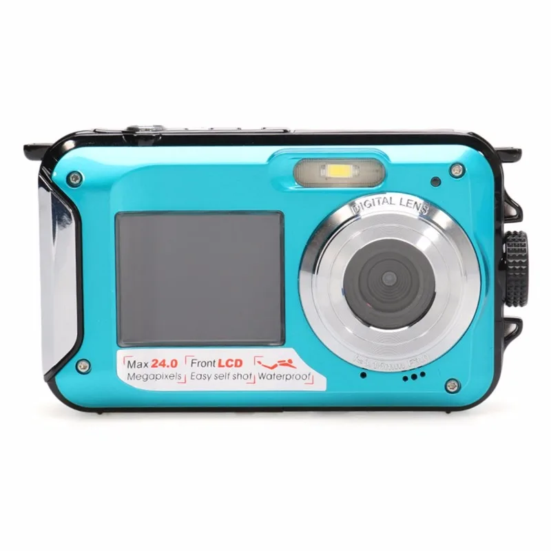 Dual Screen Camera HD LCD Screen 16X Digital Zoom 24MP Max Waterproof Diving 3M Digital Camera
Dual Screen Camera HD LCD Screen 16X Digital Zoom 24MP Max Waterproof Diving 3M Digital Camera