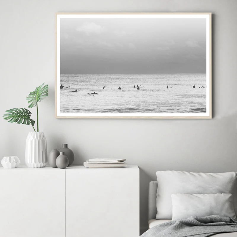 Surfer Art Prints Canvas Poster Home Decor