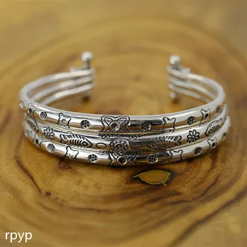 KJJEAXCMY Boutique jewelry S925 pure silver jewelry exquisite fashion hand three chain fish pattern Bracelet
KJJEAXCMY Boutique jewelry S925 pure silver jewelry exquisite fashion hand three chain fish pattern Bracelet