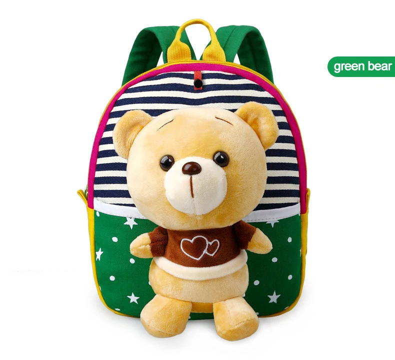 Korean Style Children Toddler Cartoon Stuffed Plush Backpacks baby girls boys cute toys schoolbag backpack (13)