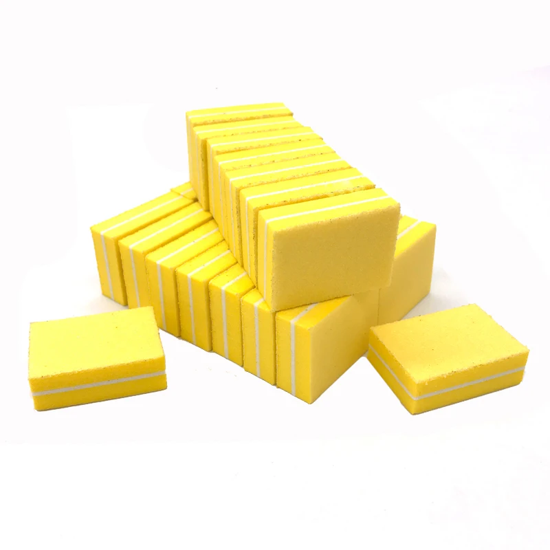 20pcs/lot Nail Files Mini Limas 100/180 Double Side Sanding Buffer Block Yellow Sponge Nail File For UV Gel Polish Manicure Tool
20pcs/lot Nail Files Mini Limas 100/180 Double Side Sanding Buffer Block Yellow Sponge Nail File For UV Gel Polish Manicure Tool