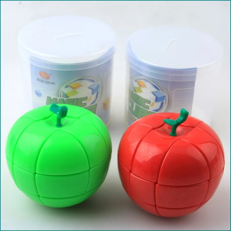 New 2016 Learning & Education Apple Puzzle Shape Classic Third-order Magic Cube Shaped Spring Irregular Cube Structure Toys
New 2016 Learning & Education Apple Puzzle Shape Classic Third-order Magic Cube Shaped Spring Irregular Cube Structure Toys
