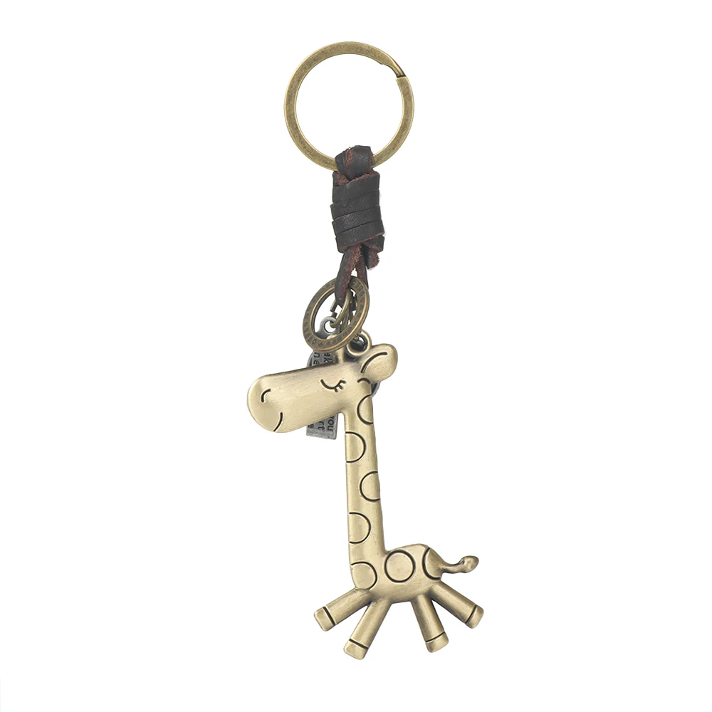 Cartoon Giraffe Keychain Cow Leather Chain Charm Mens Key Chain Cute Animal Keycover Bag Car Keyring Pendants Unisex
Cartoon Giraffe Keychain Cow Leather Chain Charm Mens Key Chain Cute Animal Keycover Bag Car Keyring Pendants Unisex