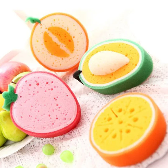 Cute Fruit Shape Microfiber Sponge Scouring Pad Cleaning Cloth Strong Remove Stains Thickened Sponge Kitchen Tools 0.449
Cute Fruit Shape Microfiber Sponge Scouring Pad Cleaning Cloth Strong Remove Stains Thickened Sponge Kitchen Tools 0.449