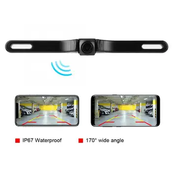 Car Front Rear View HD WIFI Camera American Car License Plate for IOS & Android Mobile Phone
Car Front Rear View HD WIFI Camera American Car License Plate for IOS & Android Mobile Phone