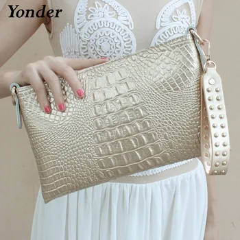 Yonder fashion women genuine leather day clutch female evening bags high quality ladies crossbody bags with crocodile pattern
Yonder fashion women genuine leather day clutch female evening bags high quality ladies crossbody bags with crocodile pattern