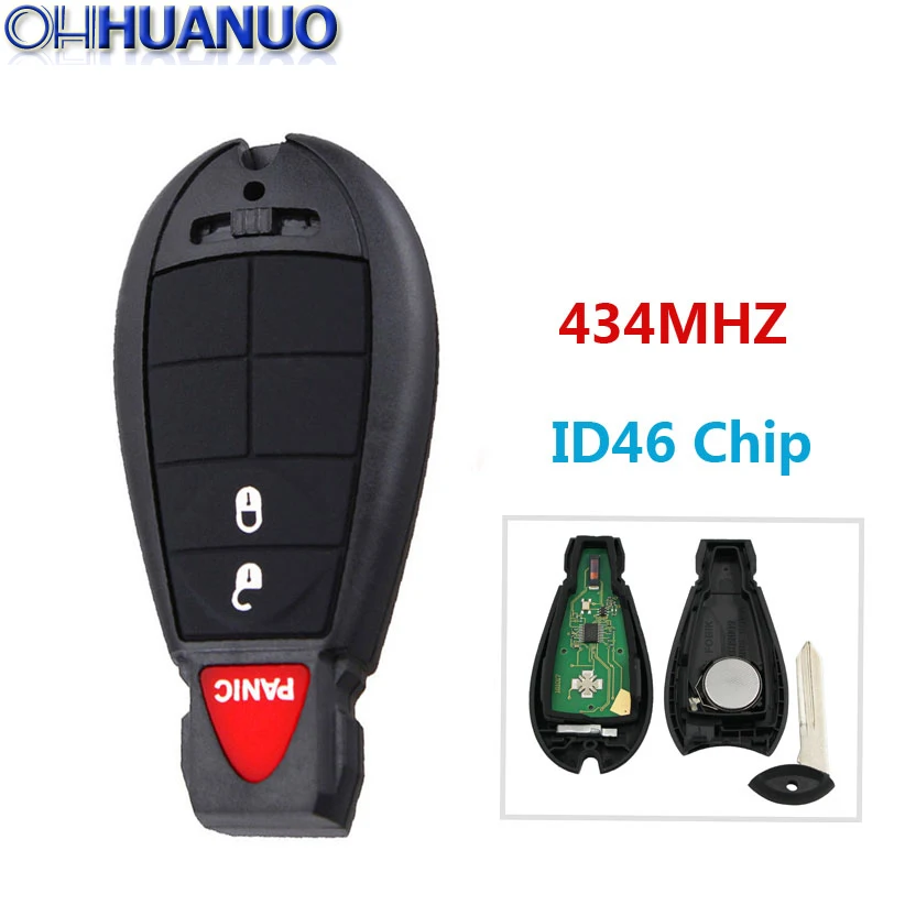 2+1 Buttons Smart Key 434Mhz With ID46 Chip for Chrysler Dodge 2008-2010 3 Buttons Entry Keyless Intelligent Remote Car Keys
2+1 Buttons Smart Key 434Mhz With ID46 Chip for Chrysler Dodge 2008-2010 3 Buttons Entry Keyless Intelligent Remote Car Keys