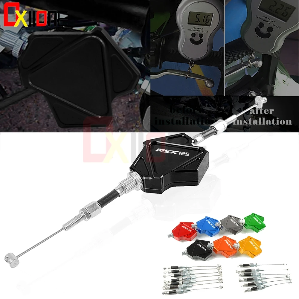 Motorcycle Easy Pull Cable System Motorbike Stunt Clutch Lever Aluminum Accessories For Honda GROM MSX125 2014 2015 2016 2017
Motorcycle Easy Pull Cable System Motorbike Stunt Clutch Lever Aluminum Accessories For Honda GROM MSX125 2014 2015 2016 2017