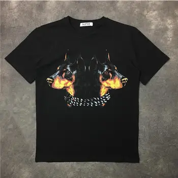 New High Novelty Men Dual Hound Head Print T Shirts kanye T-Shirt Hip Hop Skateboard Street Cotton T-Shirts Tee Top Top #08
New High Novelty Men Dual Hound Head Print T Shirts kanye T-Shirt Hip Hop Skateboard Street Cotton T-Shirts Tee Top Top #08