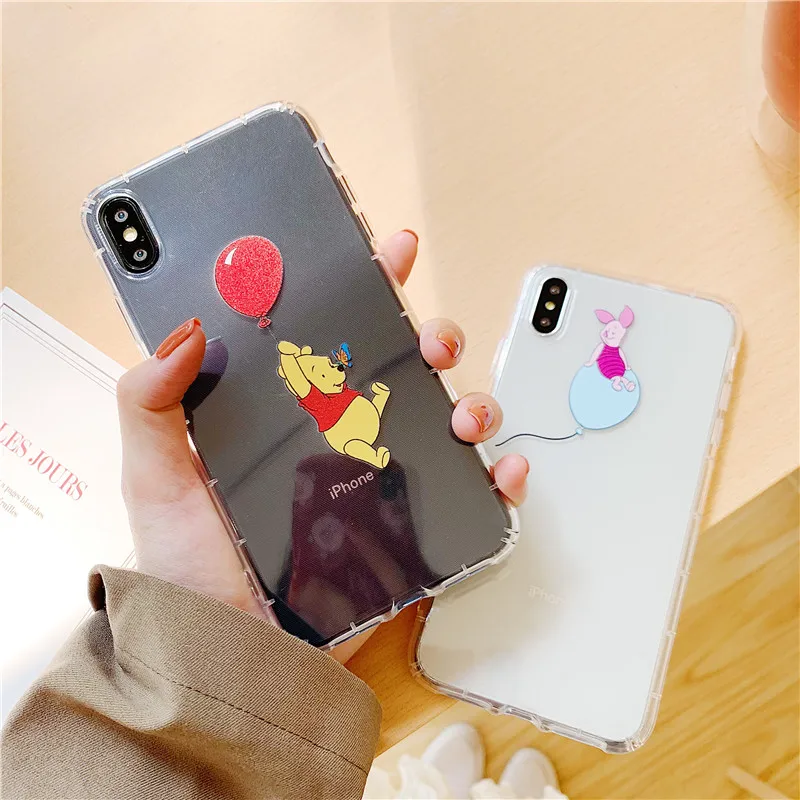 Cartoon Piglet Winnie Pooh Phone Case For iPhone 6 6S 7 8 Plus X Case Soft TPU Airbag Cover Case For iPhone XR XS MAX
Cartoon Piglet Winnie Pooh Phone Case For iPhone 6 6S 7 8 Plus X Case Soft TPU Airbag Cover Case For iPhone XR XS MAX