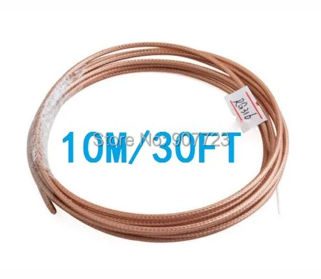 Фото 10M/30FT RG316 Coaxial Cable for WiFi & RF Supplied OD2.5mm  Обустройство | Кабели питания (32217248529)