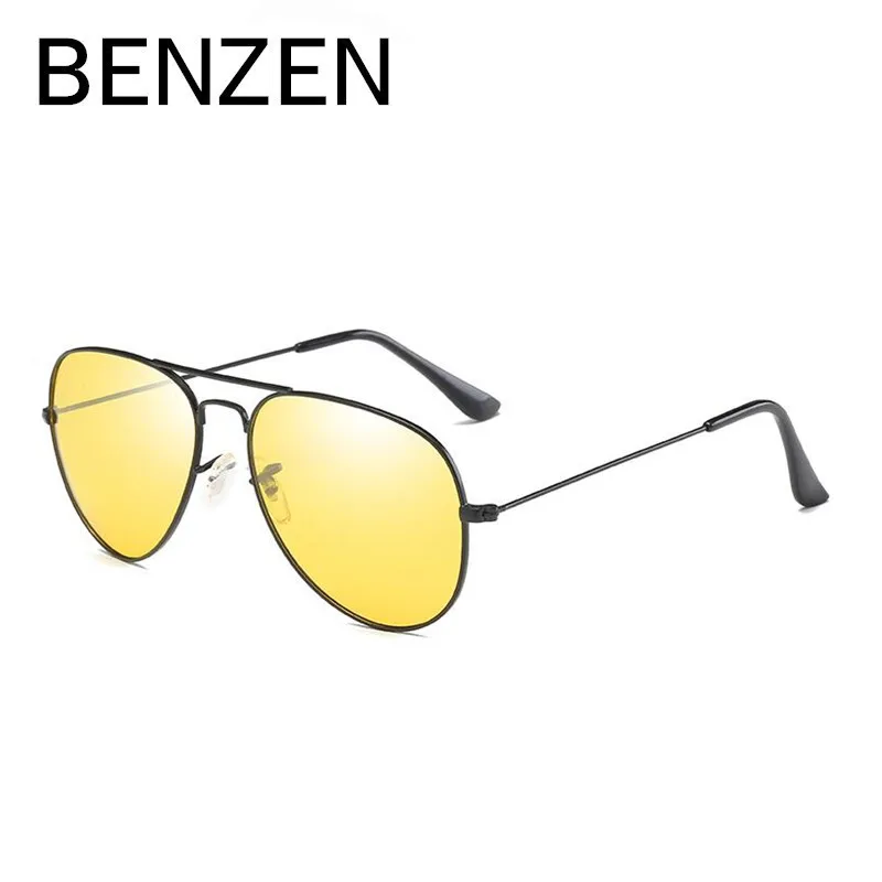 BENZEN Night Driving Glasses Yellow Sunglasses Men Avaition Male Sun Glasses Driver Driving Mirror Glasses With Case 9219
BENZEN Night Driving Glasses Yellow Sunglasses Men Avaition Male Sun Glasses Driver Driving Mirror Glasses With Case 9219