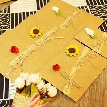 5pcs Mu light trumpet creative DIY retro kraft paper handmade dried flowers mother's day card birthday Valentine's Day card
5pcs Mu light trumpet creative DIY retro kraft paper handmade dried flowers mother's day card birthday Valentine's Day card