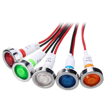 Car Boat Yacht Truck 10mm LED Indicator Light Signal Lamp Pilot Dashboard Panel Warning Lamp 12V Red Yellow Blue Green White
Car Boat Yacht Truck 10mm LED Indicator Light Signal Lamp Pilot Dashboard Panel Warning Lamp 12V Red Yellow Blue Green White